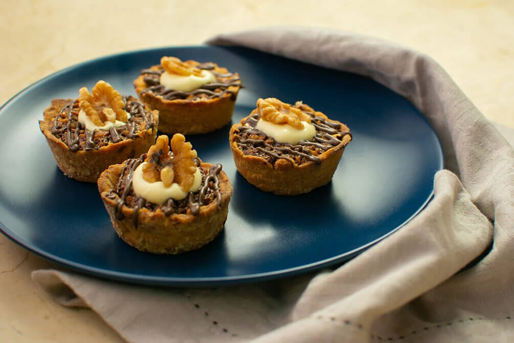 Mini pie de Pecanas